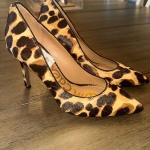 Sam Edelman Leopard Print Heels